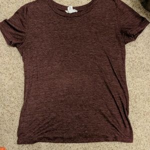 Burgundy T-shirt